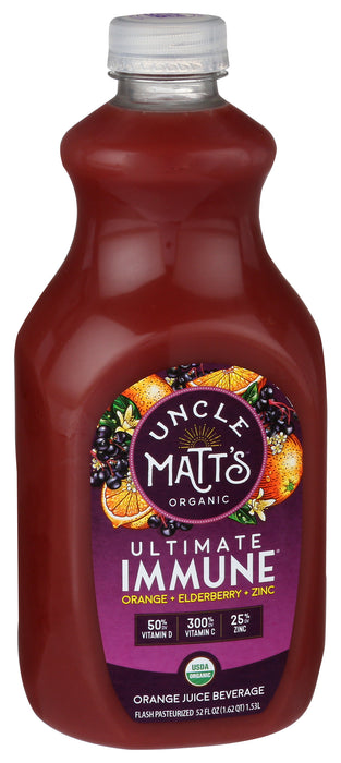 Ultimate Immune, Orange + Elderberry + Zinc, Org, 52 floz