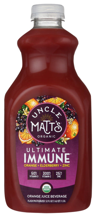 Ultimate Immune, Orange + Elderberry + Zinc, Org, 52 floz