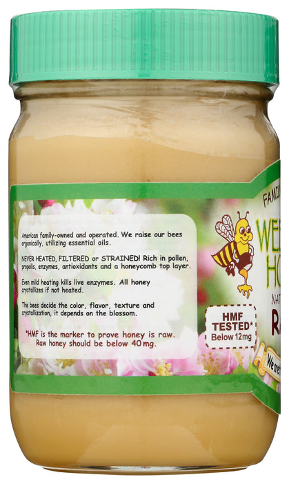 Naturally Raw Honey, 16 oz