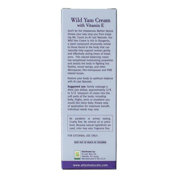 Wild Yam Cream, 2 oz