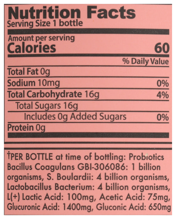 Synergy Raw Kombucha, Guava Goddess, Org, 16 floz