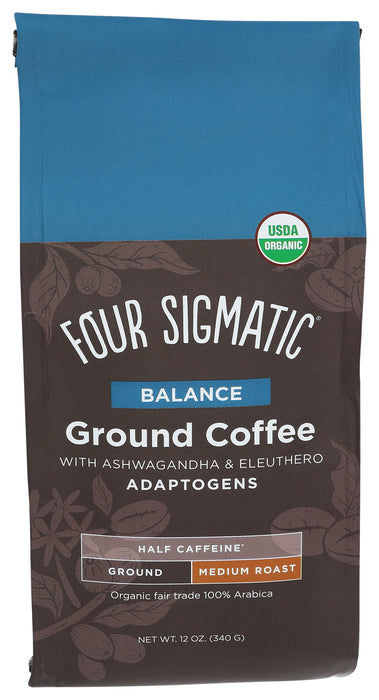 Mushroom Coffee Ground with Ashwagandha, Org, 12 oz