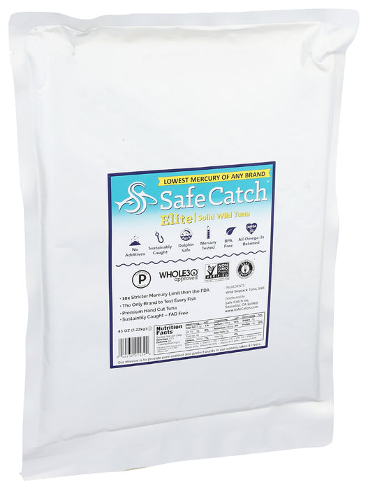 Elite Solid Wild Tuna Pouch, 43 oz