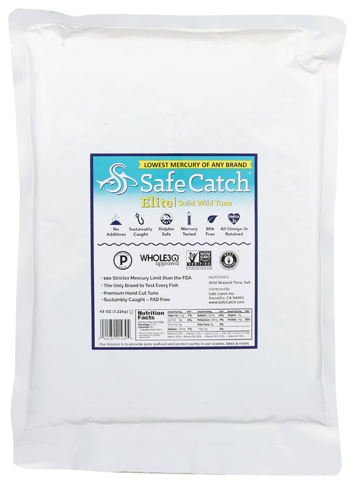 Elite Solid Wild Tuna Pouch, 43 oz