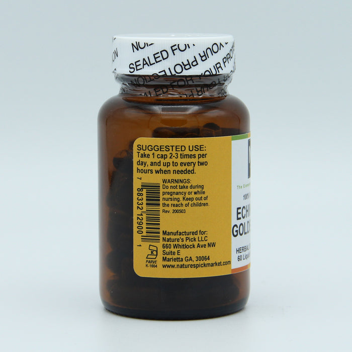 Echinacea Goldenseal, 60 liq vcap