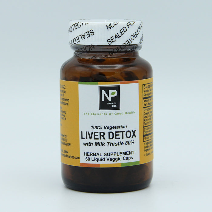 Liver Detox with Milk Thistle, 60 liq vcap