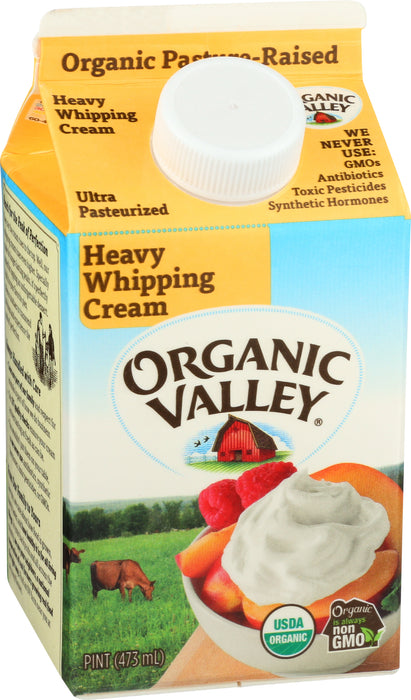 Heavy Whipping Cream UHT, Org, 16 fl oz