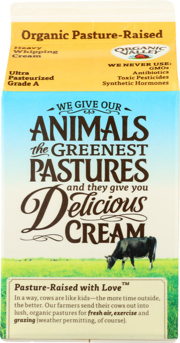 Heavy Whipping Cream UHT, Org, 16 fl oz