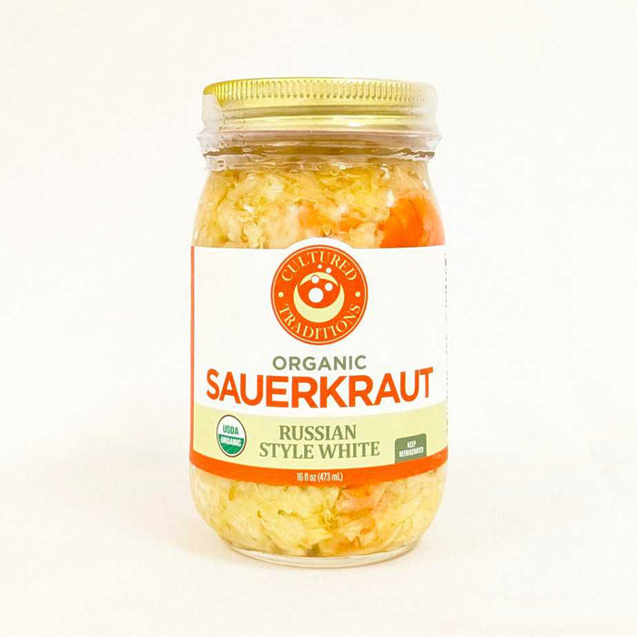 Russian Style White Sauerkraut, 16 floz