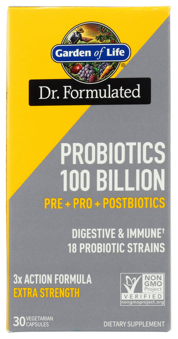 Dr. Formulated Probiotics 100B SS, 30 vcap