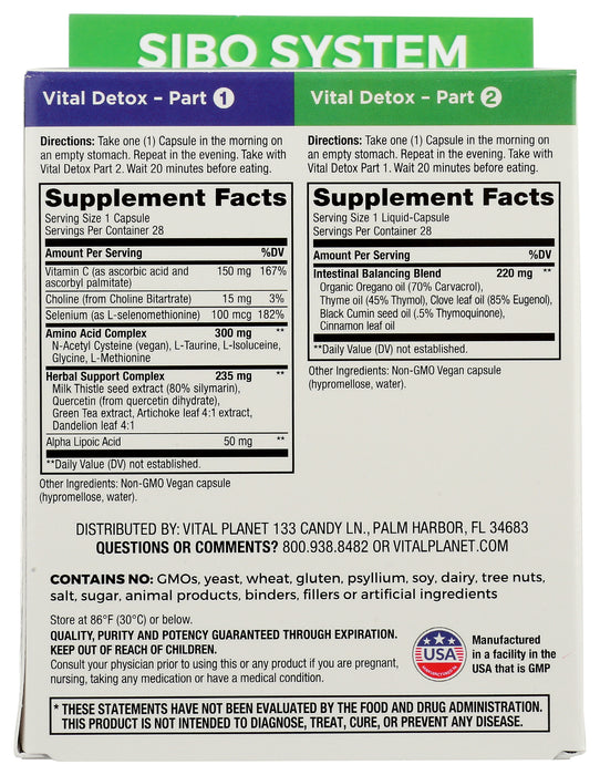 Vital Detox, 2 Part/28 vcap