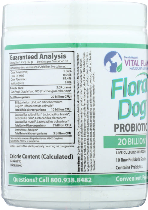 Flora Dog Probiotic 20B, 3.92 oz