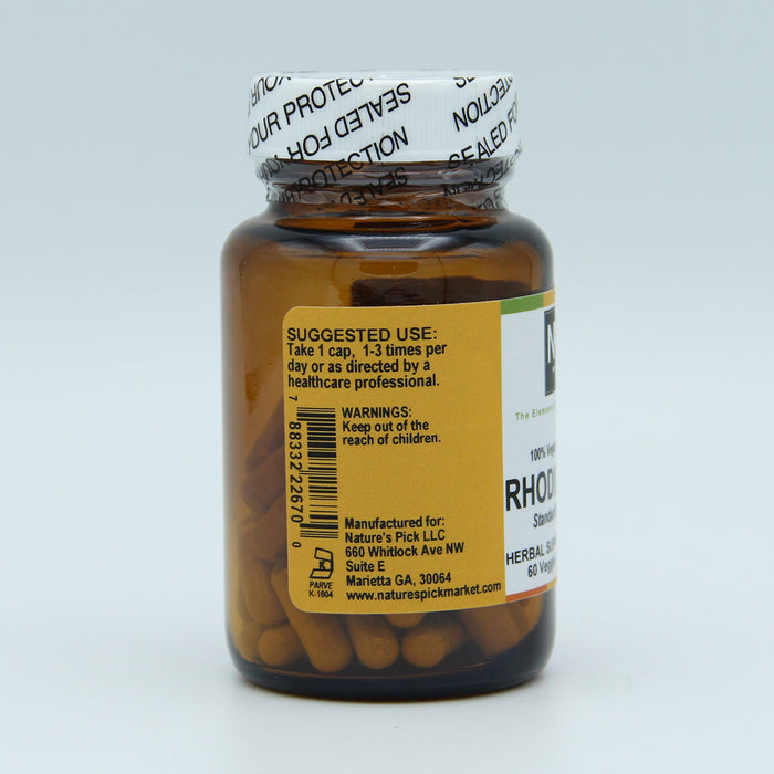 Rhodiola Std, 60 vcap