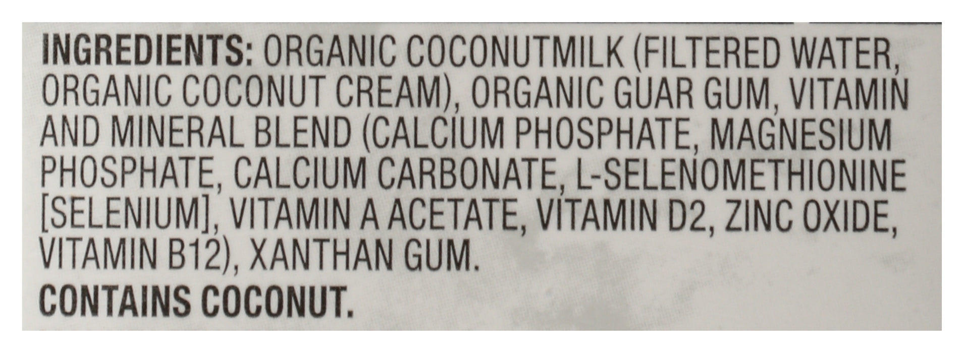 Coconut Milk Unsweetened, Org, 32 floz