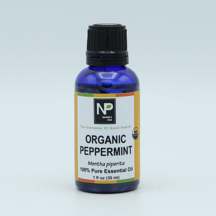 Organic Peppermint Essential Oil, 1 fl oz