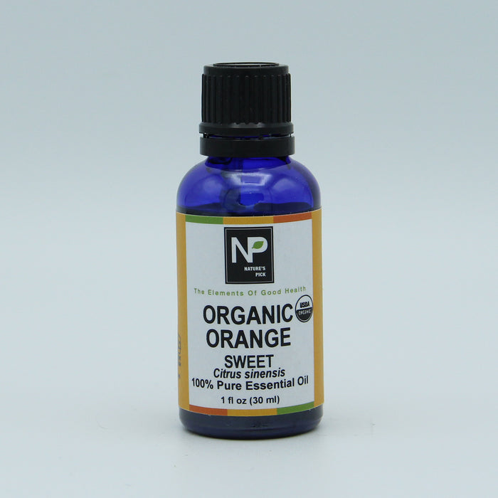 Organic Orange Sweet Essential Oil, 1 fl oz