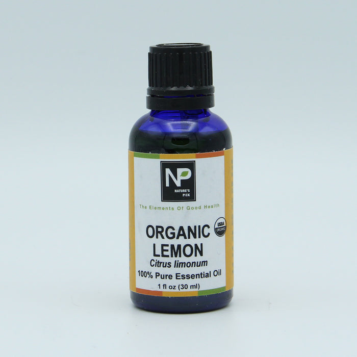 Organic Lemon Essential Oil, 1 fl oz