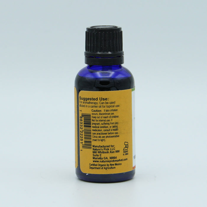 Organic Lemon Essential Oil, 1 fl oz