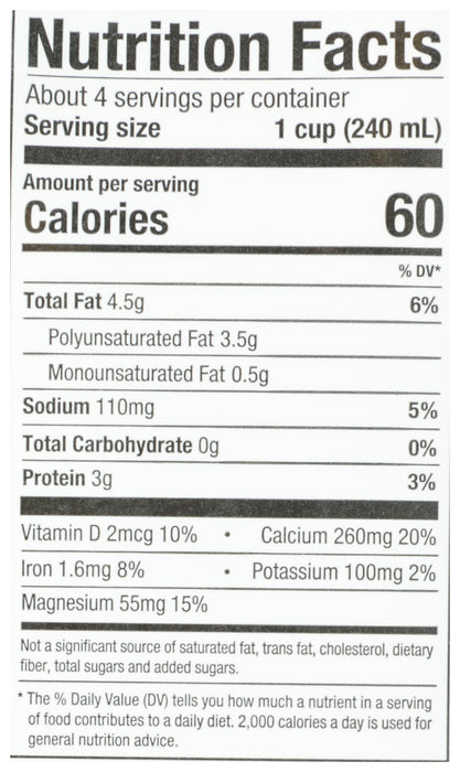 Hemp Milk, Original Unsweetened, 32 fl oz