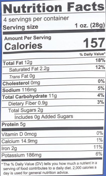 Roasted Cashews, Sea Salt Org, 4 oz