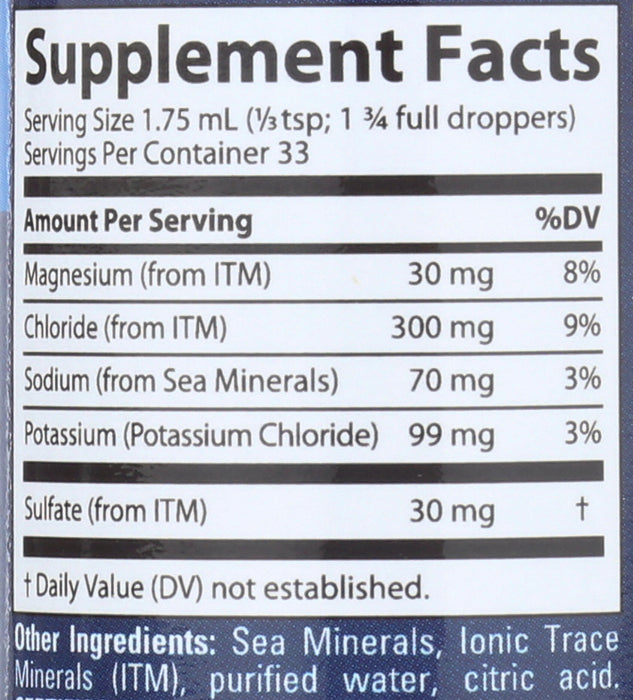 Ionic Potassium 99 mg, 2 fl oz