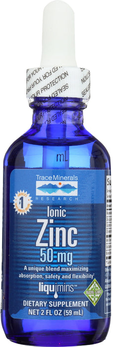 Ionic Zinc 50 mg, 2 fl oz