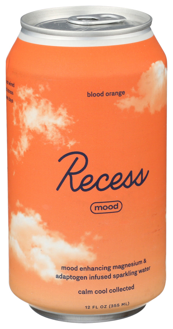 Mood Sparkling Water, Blood Orange, 12 floz