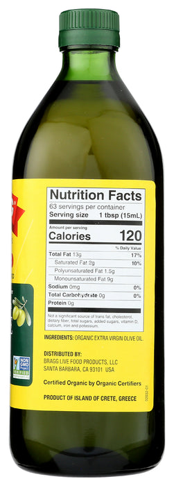 Extra Virgin Olive Oil, Org, 32 floz