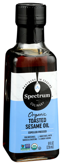 Toasted Sesame Oil Unrefined, Org, 8 fl oz