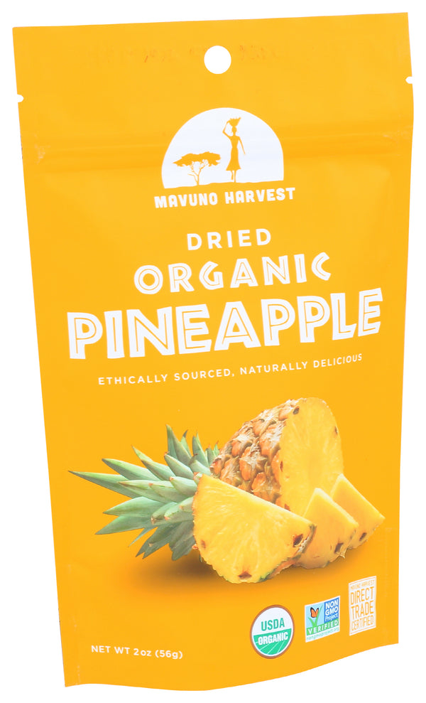 Dried Pineapple, Org, 2 oz