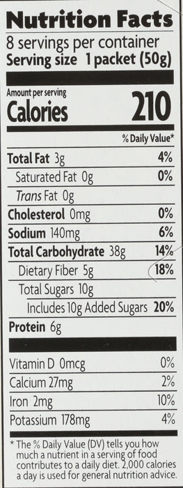 Flax Plus Oatmeal, Org, 14 oz