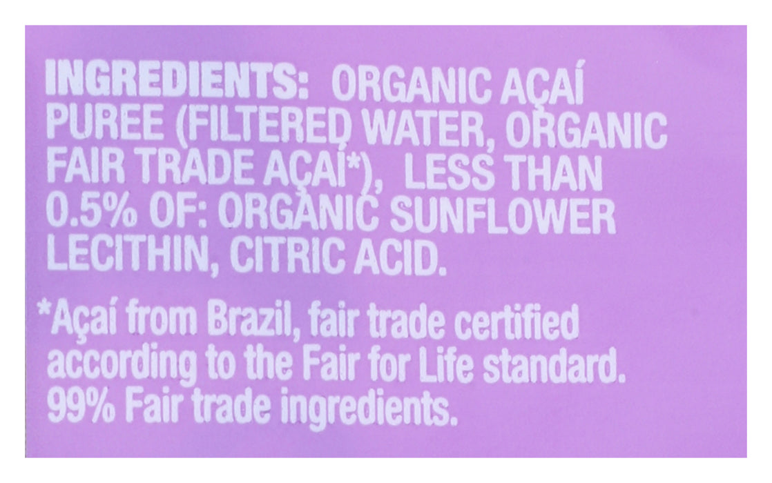 Acai Superfruit Packs, Unsweetened, Org, 14.1 oz