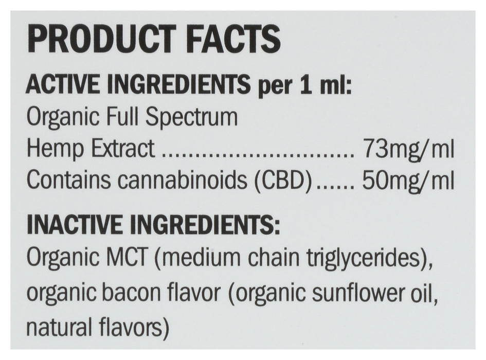 Hemp Dog 1500mg CBD, Org, 1 floz