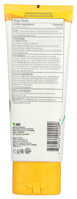 Sport Mineral Sunscreen 45, Frafrance Free, 4 oz