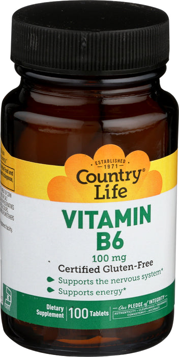 Vitamin B6 100mg, 100 tab