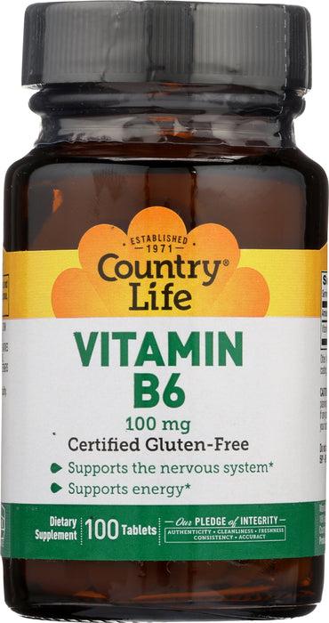 Vitamin B6 100mg, 100 tab