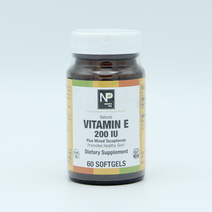 Vitamin E 200 IU Plus MT, 60 sgel