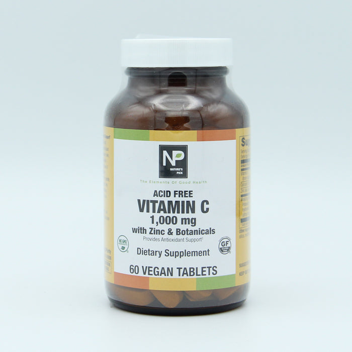 Acid Free Vitamin C 1000mg, 60 vtab