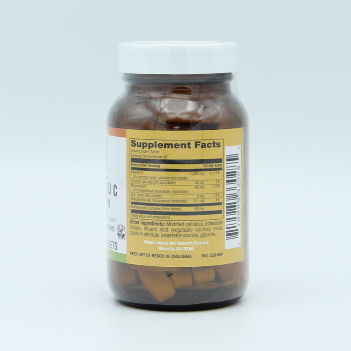 Buffered Vitamin C 1000mg, PR, 50 vtab