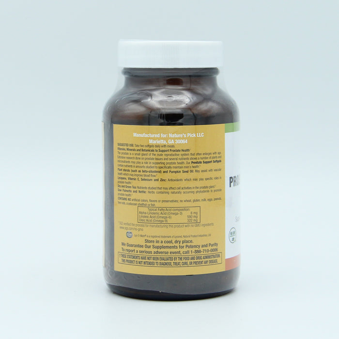 Prostate Support with Phytosterols, 60 sgel