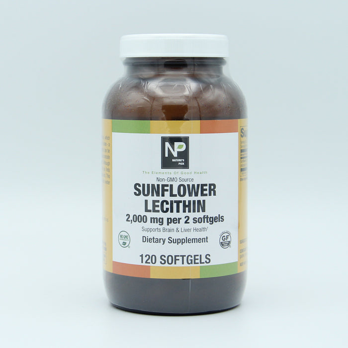 Sunflower Lecithin 2000mg, 120 sgel