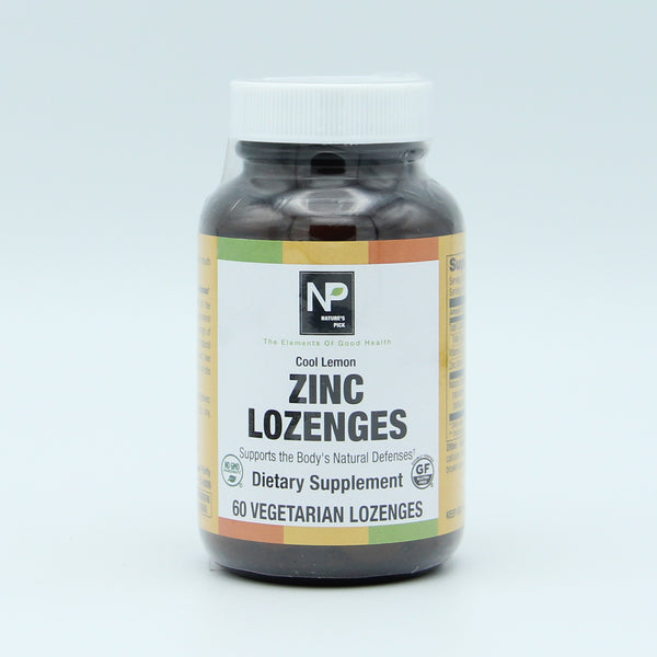 Zinc Lozenges, Cool Lemon, 60 vloz