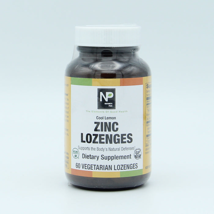 Zinc Lozenges, Cool Lemon, 60 vloz