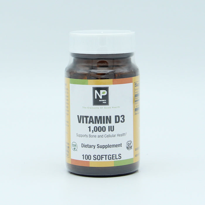 Vitamin D3 25 mcg (1000 IU), 100 sgel