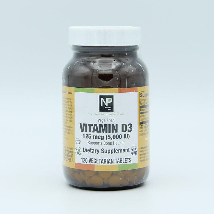 Vitamin D3 125 mcg (5000 IU), 120 vtab