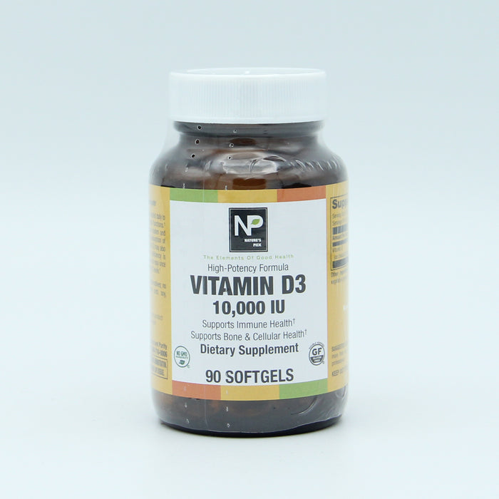 Vitamin D3 250 mcg (10,000 IU), 90 sgel