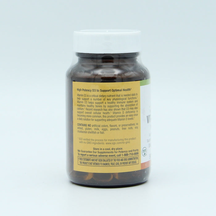 Vitamin D3 250 mcg (10,000 IU), 90 sgel