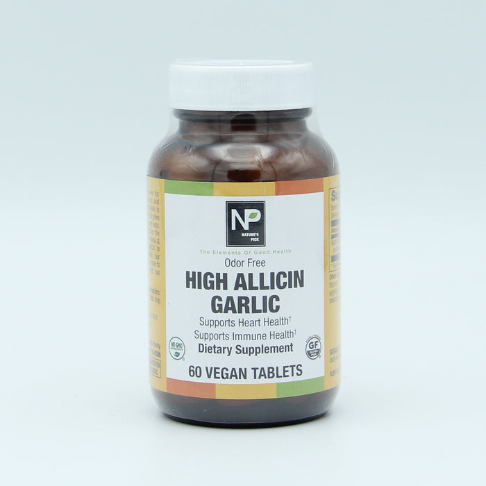 High Allicin Garlic, Odor Free, 60 vtab