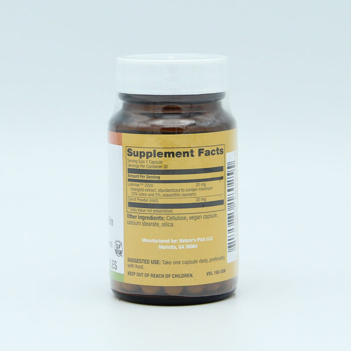 Lutein with zeaxanthin, 30 vcap