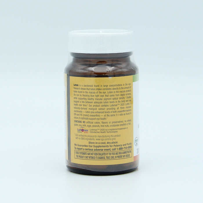 Lutein with zeaxanthin, 30 vcap